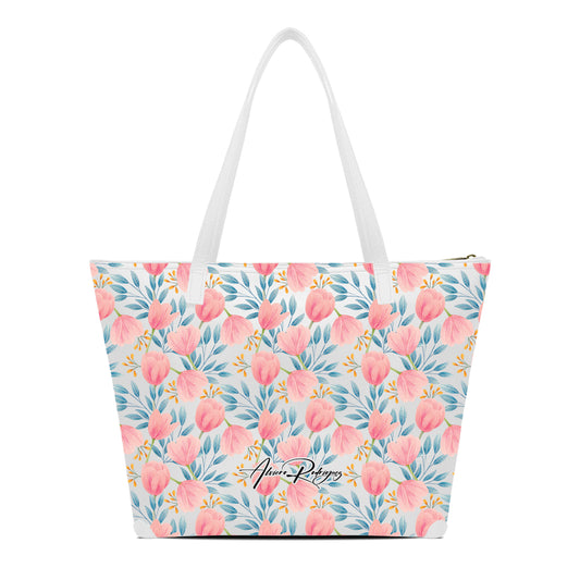 SHOPPER MAXI BIANCA WATERCOLORS FLORAL