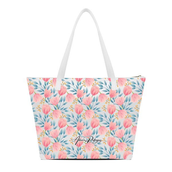 SHOPPER MAXI BIANCA WATERCOLORS FLORAL