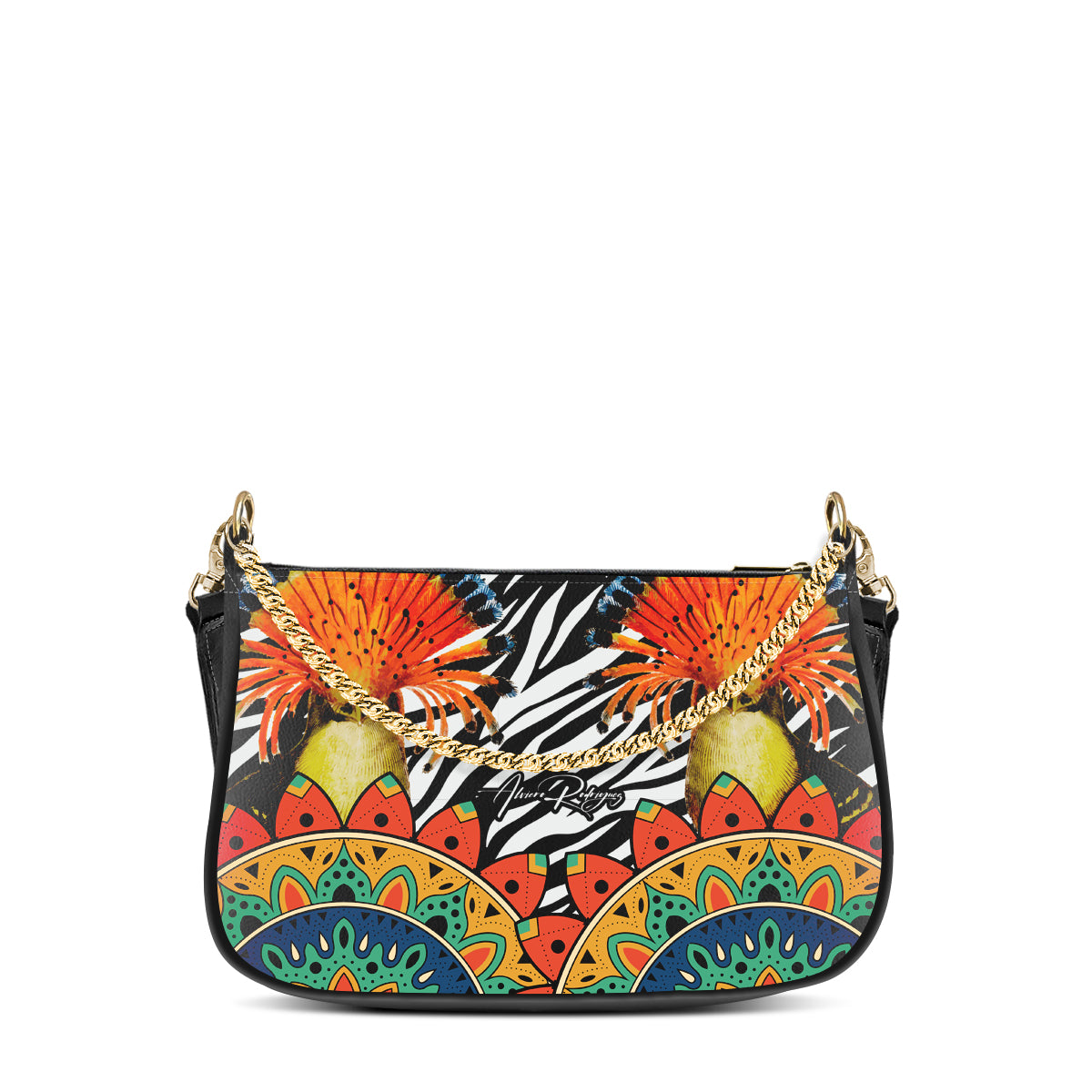 borsa vittoria Zebra-Peacock