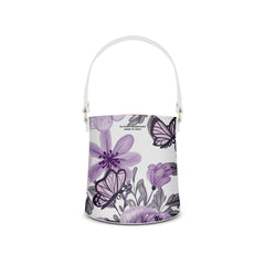 Borsa Secchiello Butterfly Violet