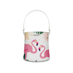 Borsa Secchiello Flamingo