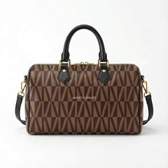 BAULETTO MAXI AR NEW PATTERN MARRONE CHIARO E MARRONE SCURO