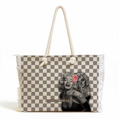BORSA MARE BEACH CLUB MARILYN SKULL
