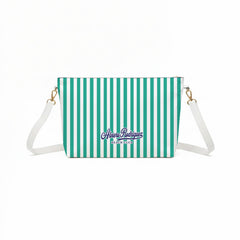 DIVA BAG NEW STRISCE VERDE SMERALDO