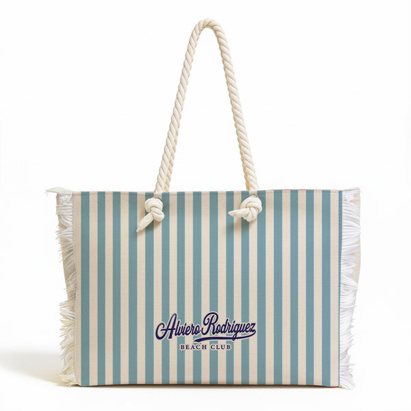 BORSA MARE BEACH CLUB STRISCE AZZURRE