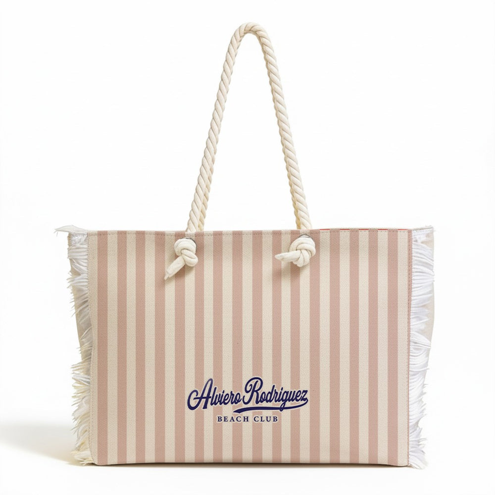 BORSA MARE BEACH CLUB STRISCE BEIGE