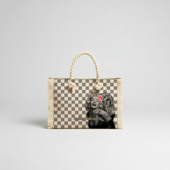 BORSA MARE MINI BEACH CLUB MARILYN SKULL