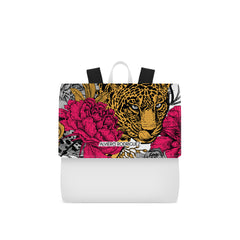 ZAINETTO LUX BIANCO FLORAL LEOPARD