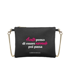 Pochette Teddy Nera A Volte Penso