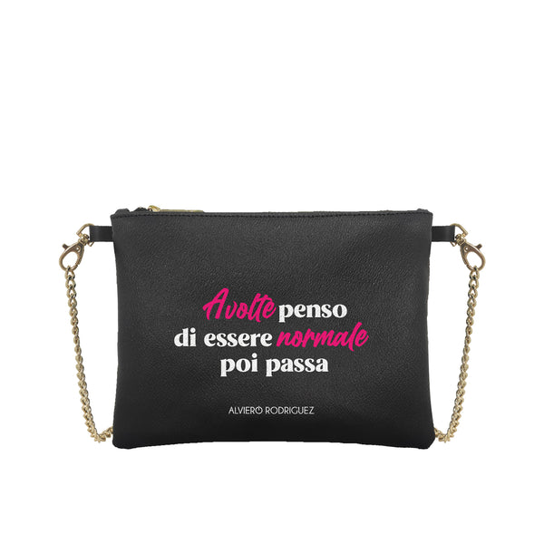 Pochette Teddy Nera A Volte Penso