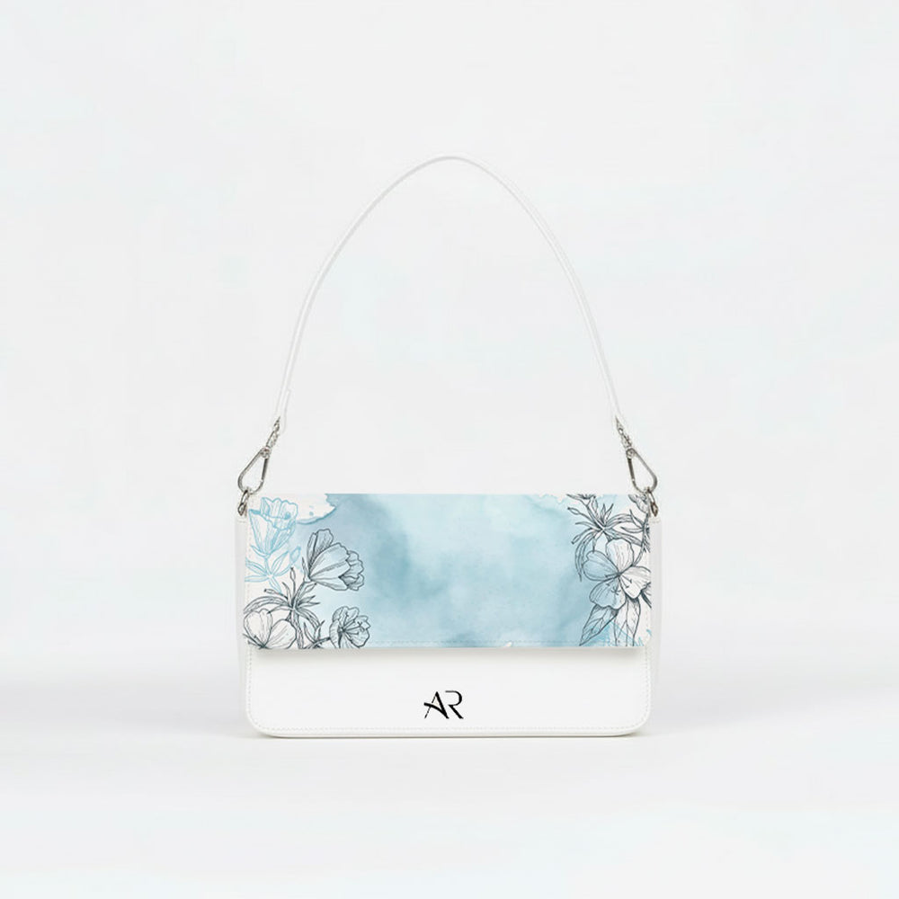 Borsa Infinity Flower blu