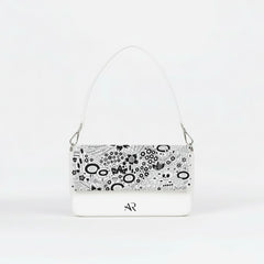 Borsa Infinity Black and White Pattern