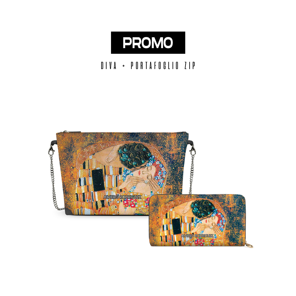 Promo diva + Portafoglio Zip Il Bacio di Klimt