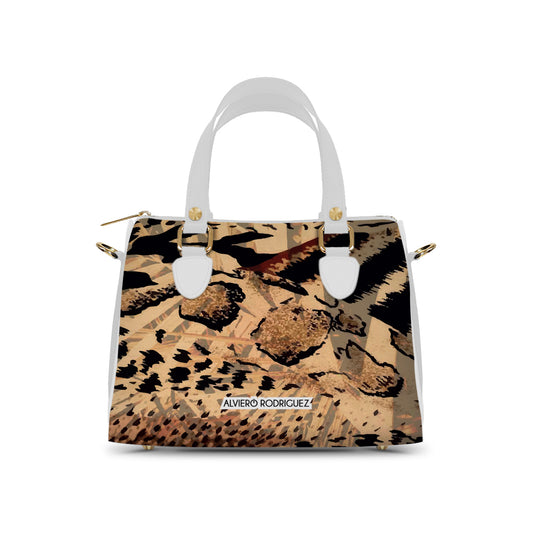 Bauletto Ivy Bianco Animal Wild