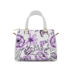 Bauletto Ivy Bianco Butterfly Violet