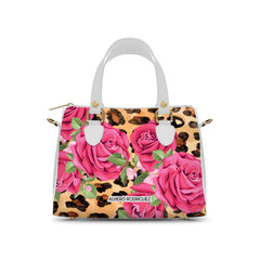 Bauletto Ivy Bianco Leopard Pick