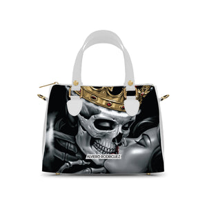 Bauletto Ivy Bianco Skull love