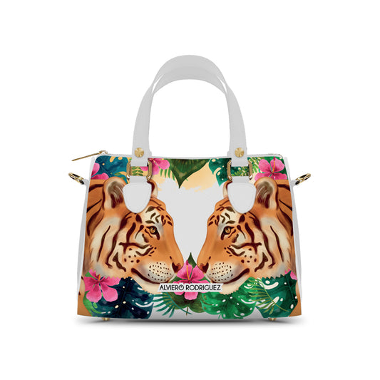 Bauletto Ivy Bianco Wild Tiger