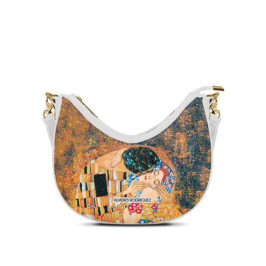 Borsa Bella Bianca Bacio di Klimt