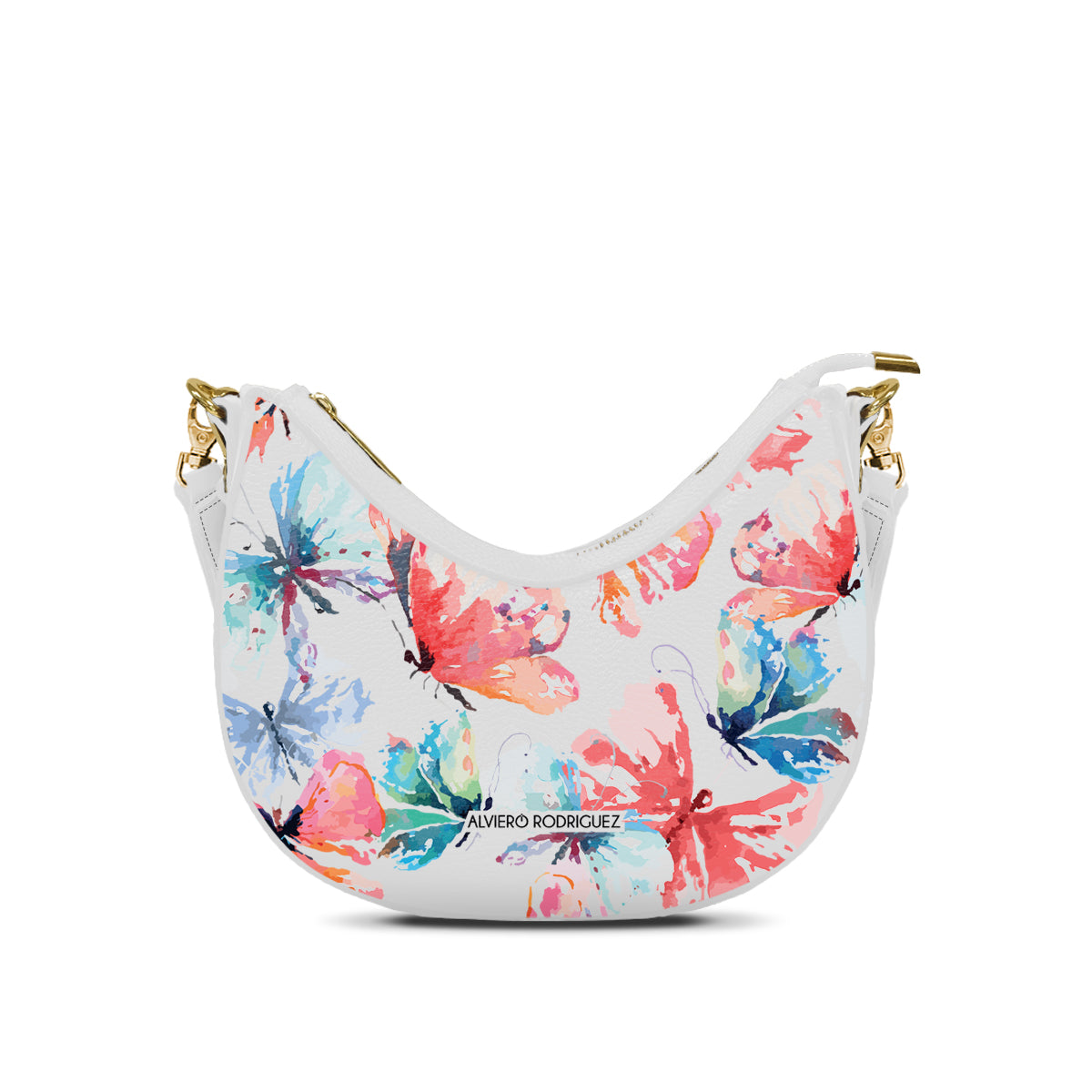 Borsa Bella Bianca Butterfly Watercolors