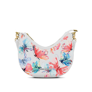 Borsa Bella Bianca Butterfly Watercolors