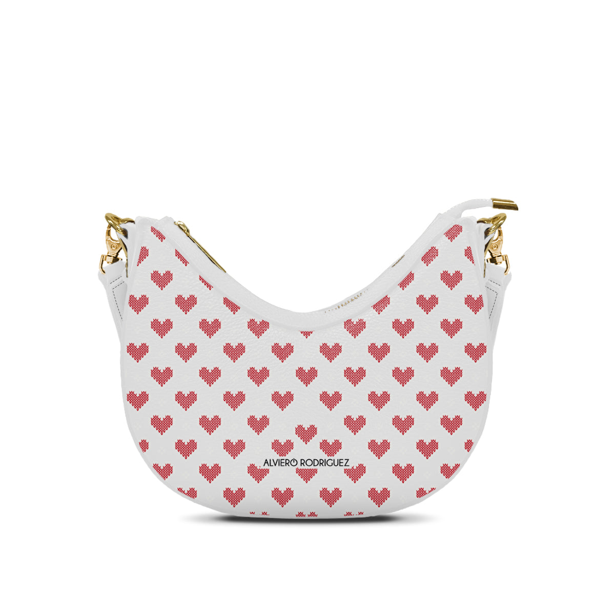 Borsa Bella Bianca Knith Heart