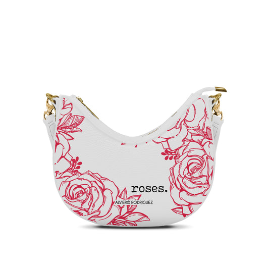 Borsa Bella Bianca Roses