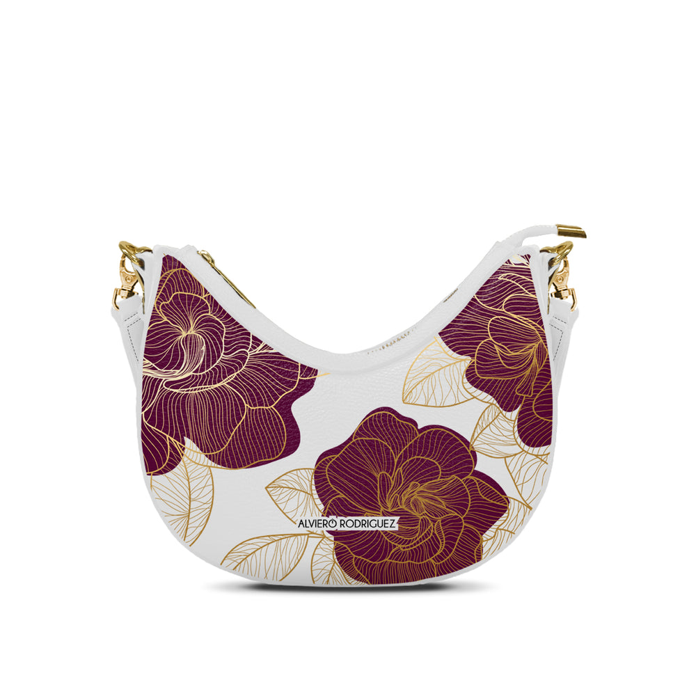 Borsa Bella Bianca Royal Roses