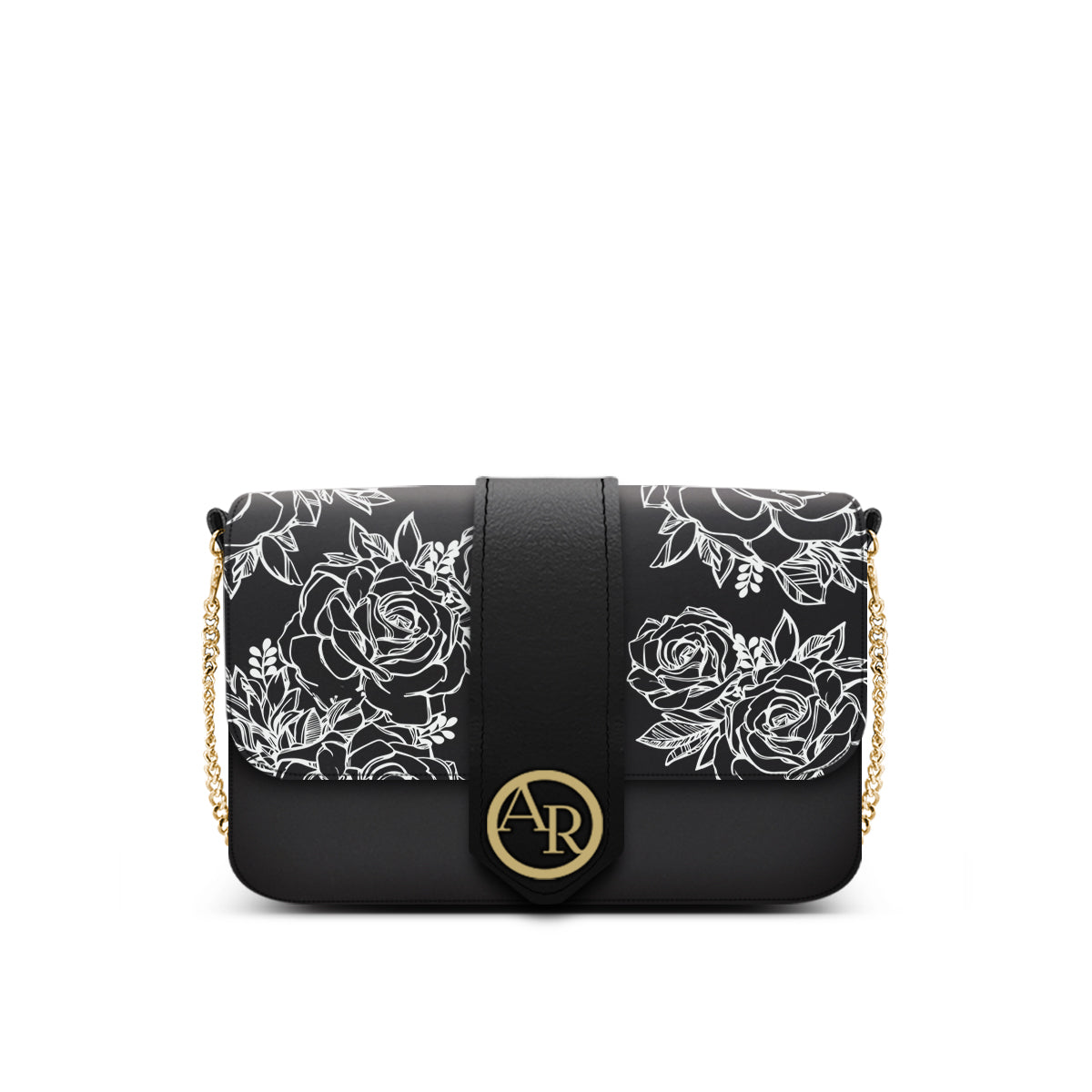 Borsa NoName Roses White