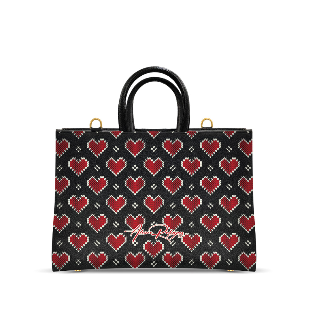 Borsa Iris Knit Hearts