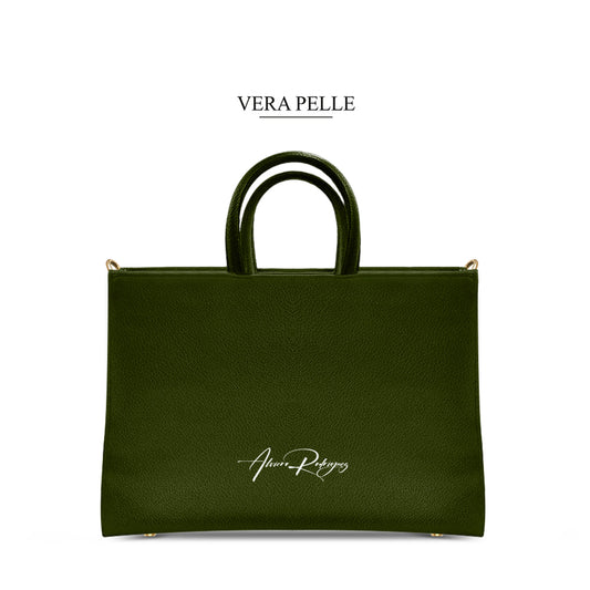 borsa iris verde