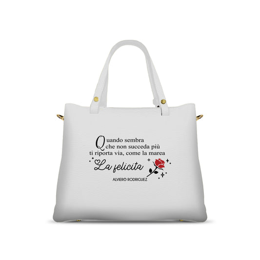 Borsa Soledad Bianca Beauty and beast