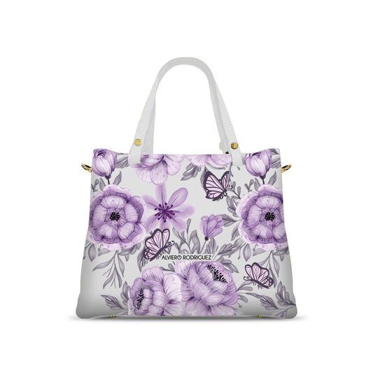 Borsa Soledad Bianca Butterfly Violet