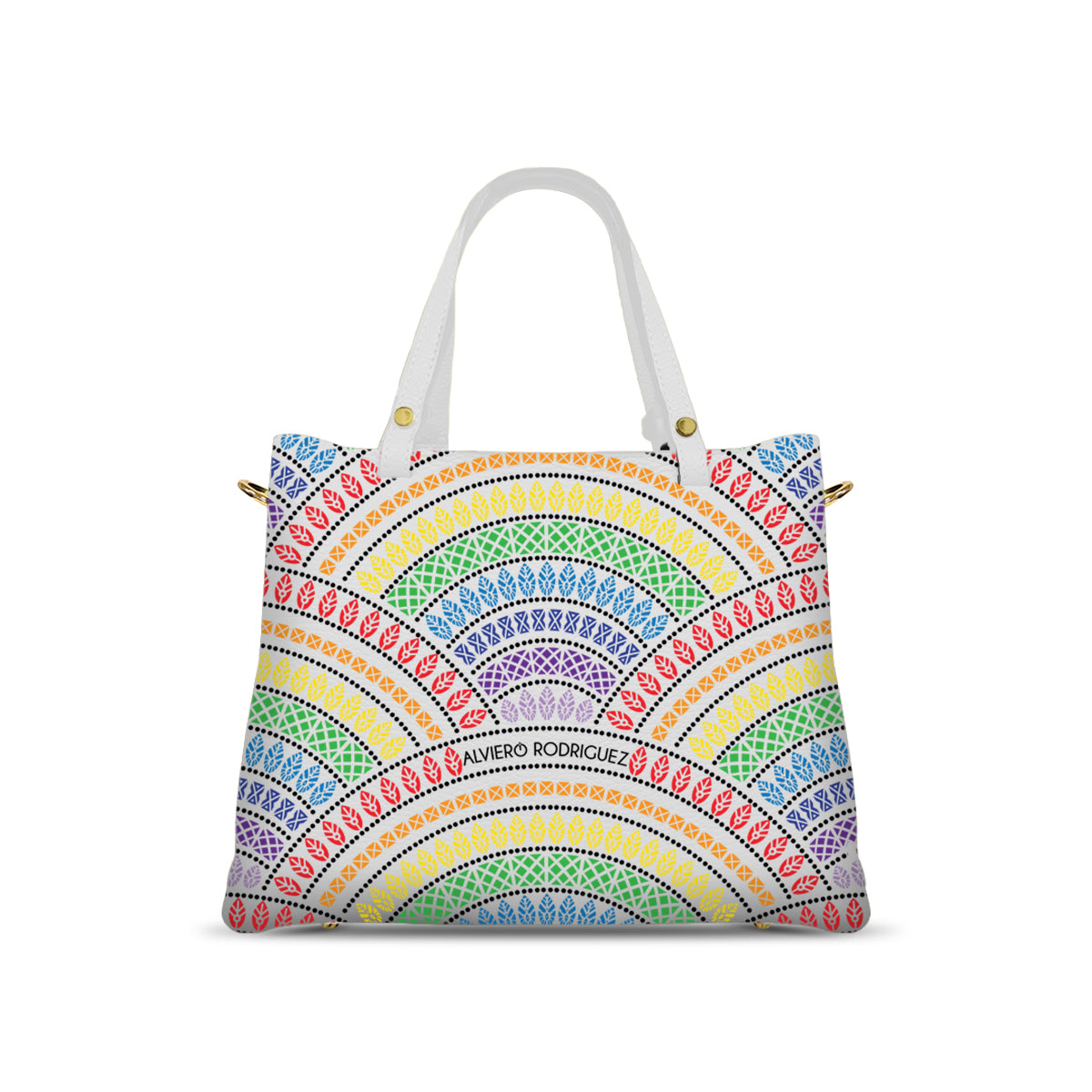 Borsa Soledad Bianca Rainbow