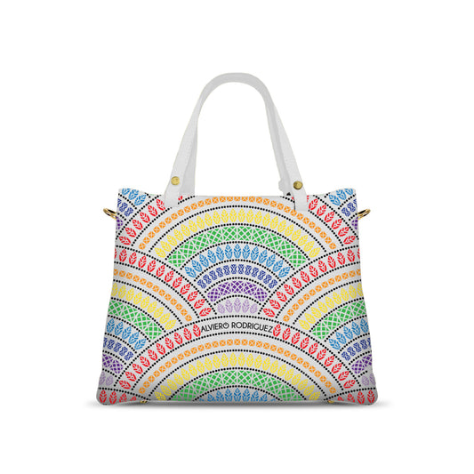 Borsa Soledad Bianca Rainbow