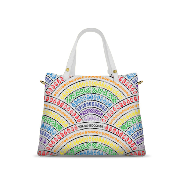 Borsa Soledad Bianca Rainbow