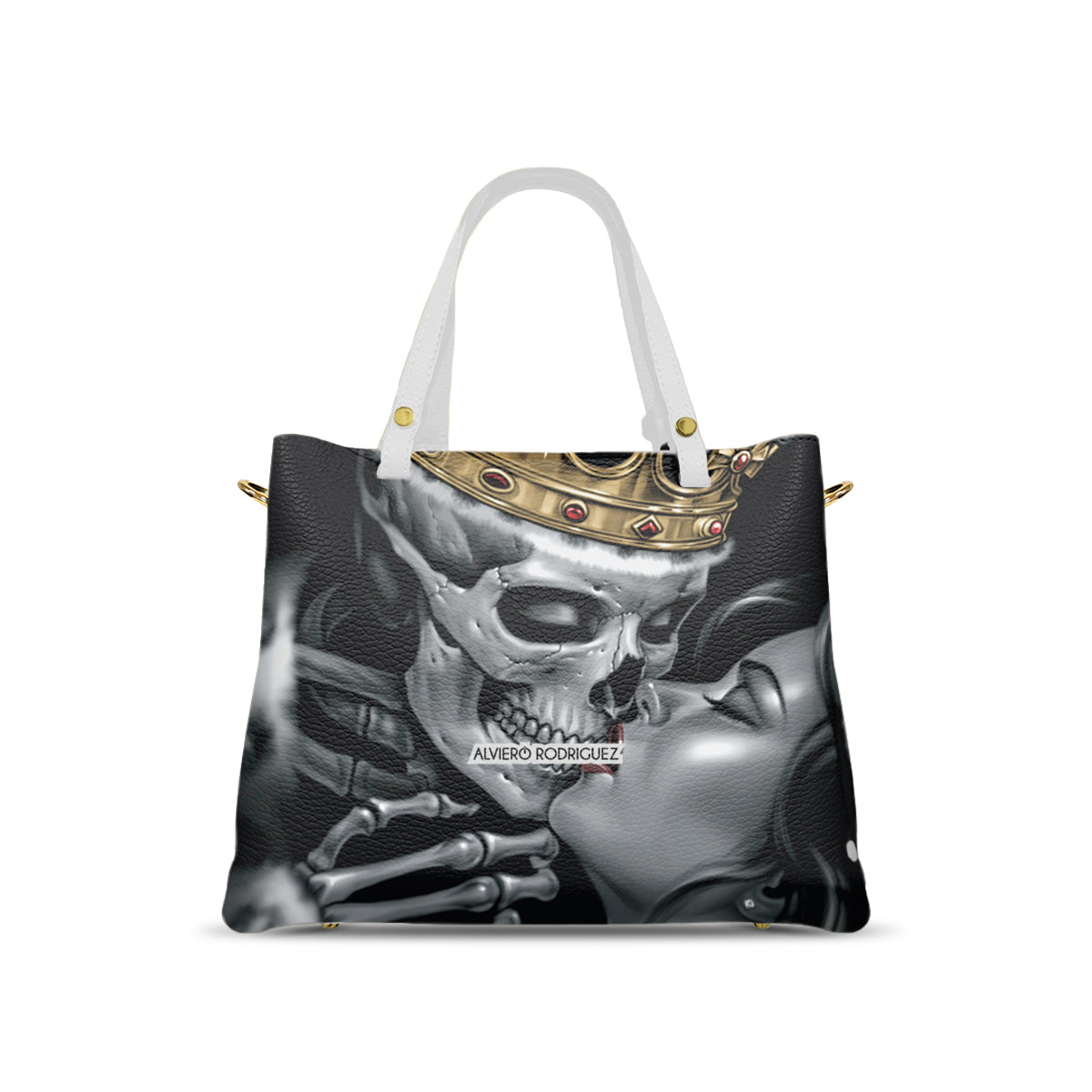 Borsa Soledad Bianca Skull love