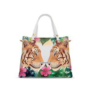 Borsa Soledad Bianca Wild Tiger