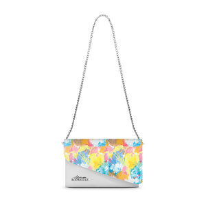 BORSETTA ELEGANCE BIANCA ABSTRACT WATERCOLORS