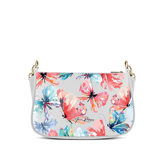 Borsa Desiree Bianca Butterfly Watercolors