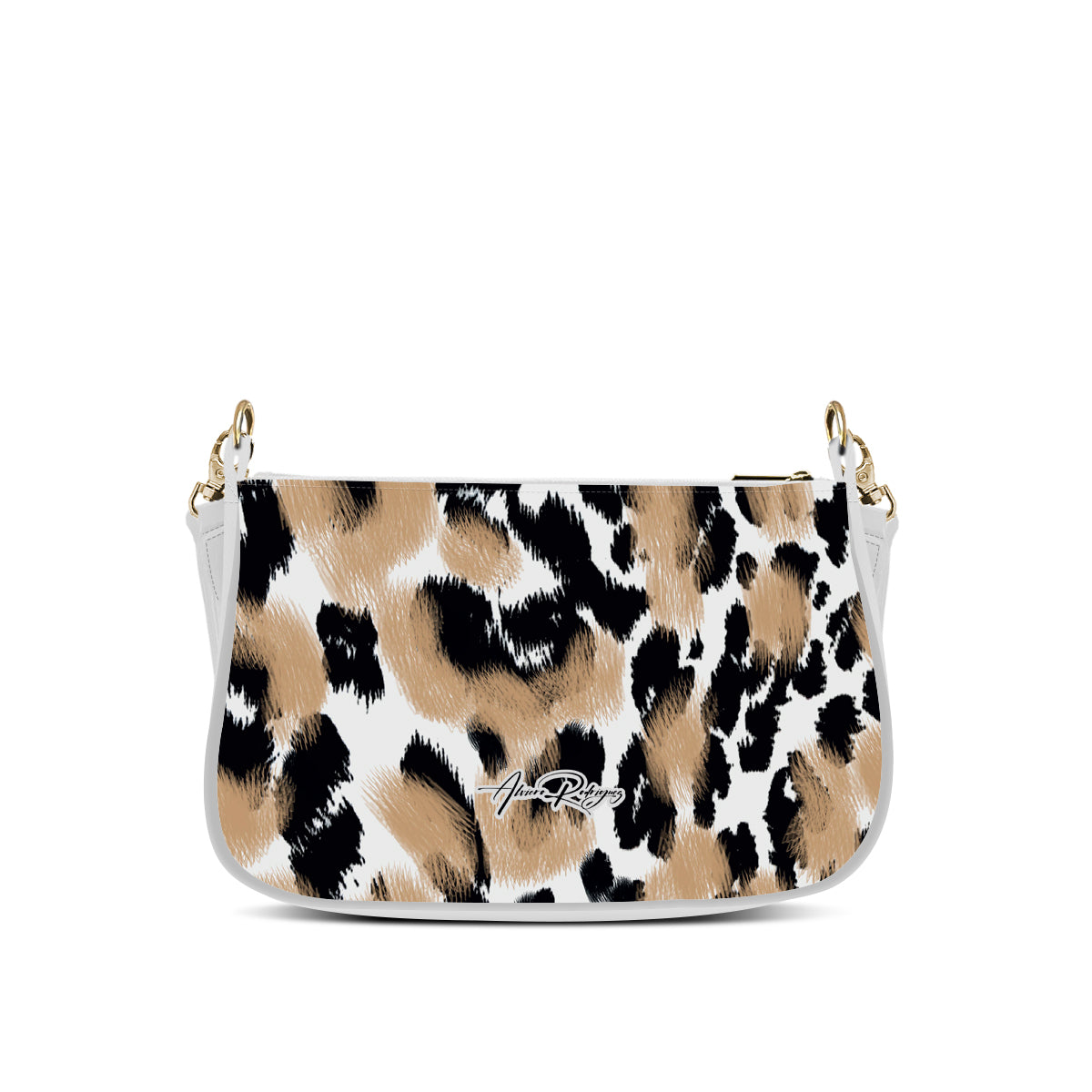 Borsa Desiree Bianca Leopard Brush