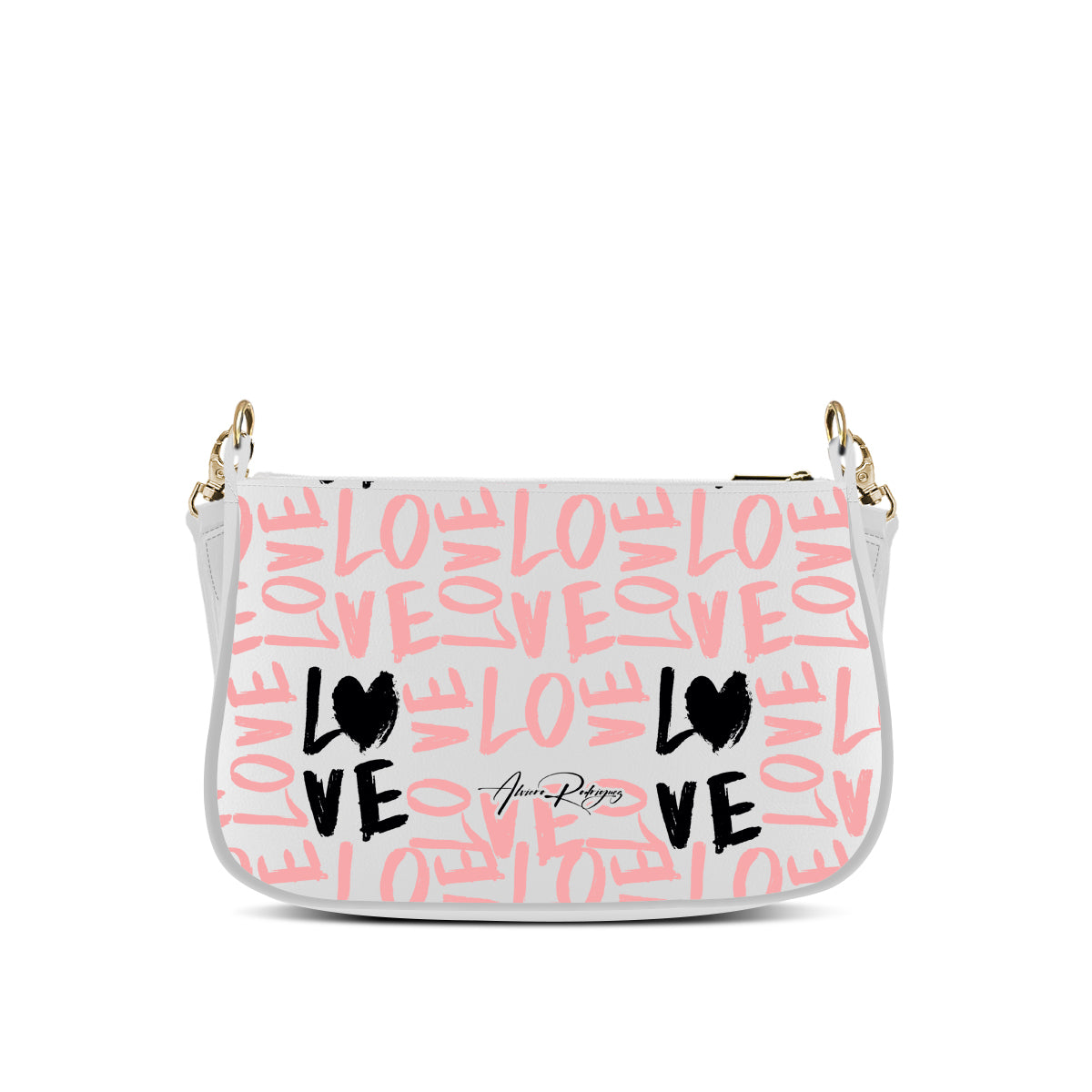 Borsa Desiree Bianca Lettering Love