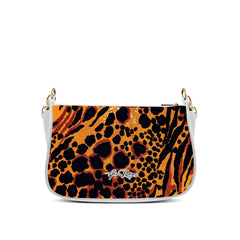 Borsa Desiree Bianca Orange Leopard