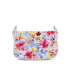 Borsa Desiree Bianca Paint flowers