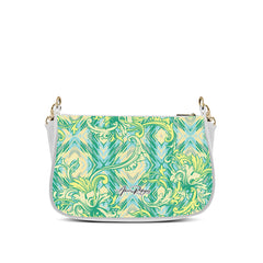 Borsa Desiree Bianca Wallpaper green