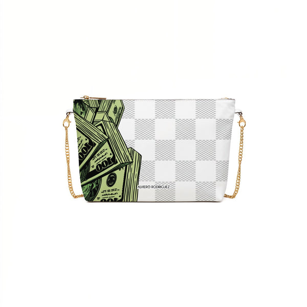 DIVA BAG BIANCA DOLLAR PATTERN