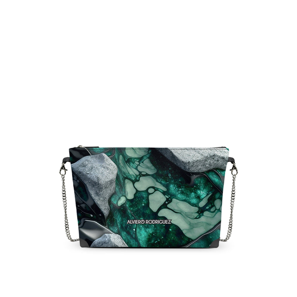 DIVA BAG GREEN MARMLE