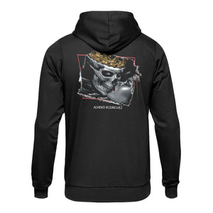 Felpa con Cerniera Frontale skull love
