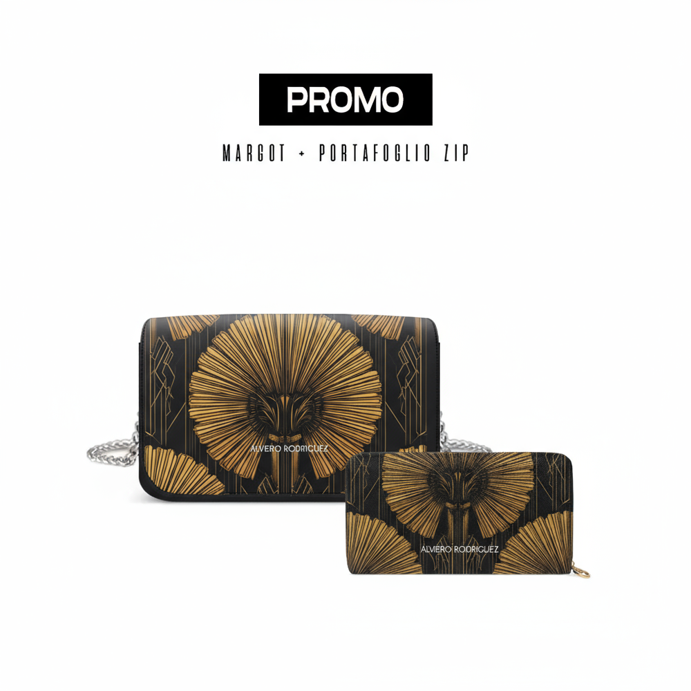 Promo Margot + Portafoglio Zip Circle Gold