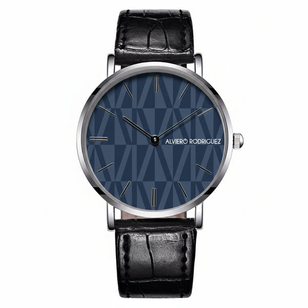 OROLOGIO MIAMI PATTERN BLU